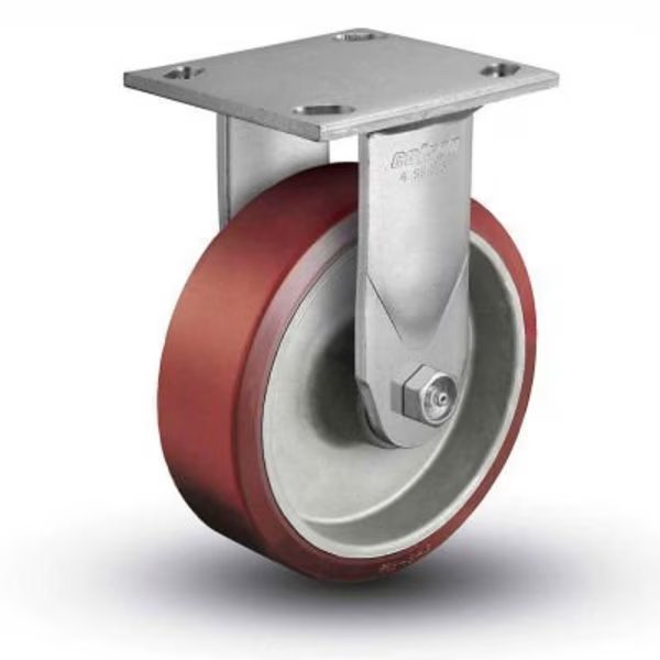 ¬Æ 4 Series Rigid Plate Caster - Mold-On Polyurethane 5